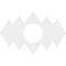 Ekena Millwork Zoe Architectural Grade PVC Ceiling Medallion, 10"W x 6 5/8"H x 3"ID x 3"C x 1"P, One-Piece CMP10X6ZE-03000 - alternate 3